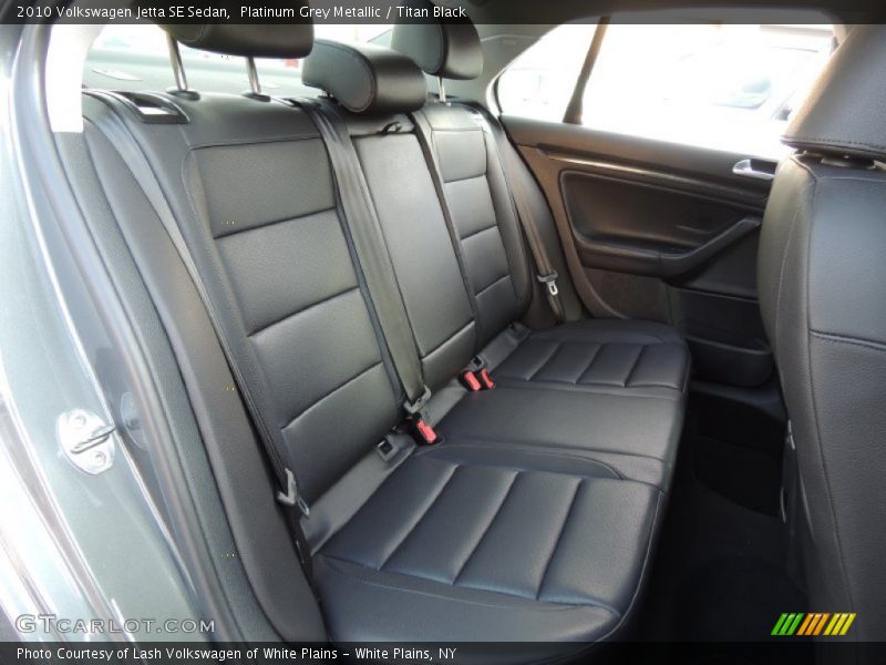 Rear Seat of 2010 Jetta SE Sedan