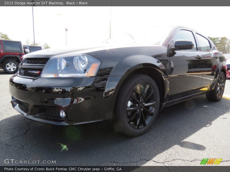 Black / Black 2013 Dodge Avenger SXT Blacktop