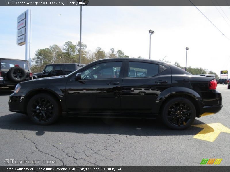 Black / Black 2013 Dodge Avenger SXT Blacktop