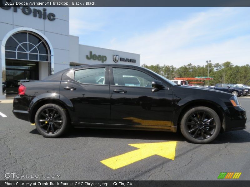 Black / Black 2013 Dodge Avenger SXT Blacktop