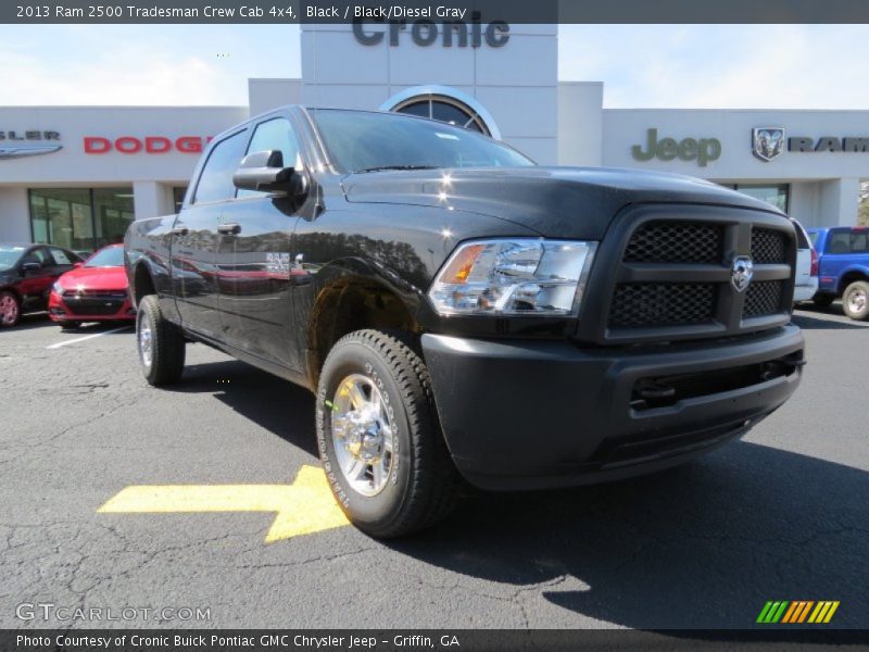 Black / Black/Diesel Gray 2013 Ram 2500 Tradesman Crew Cab 4x4