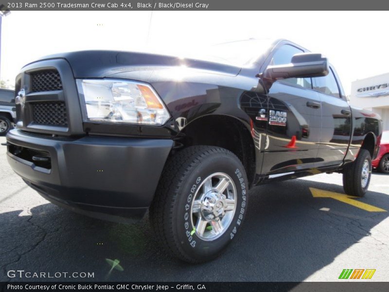 Black / Black/Diesel Gray 2013 Ram 2500 Tradesman Crew Cab 4x4