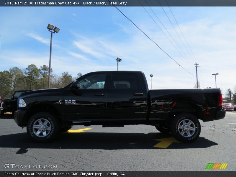 Black / Black/Diesel Gray 2013 Ram 2500 Tradesman Crew Cab 4x4