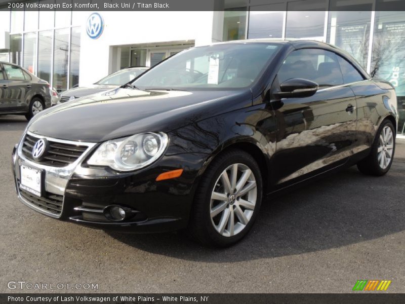 Black Uni / Titan Black 2009 Volkswagen Eos Komfort