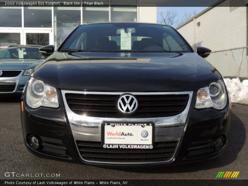 Black Uni / Titan Black 2009 Volkswagen Eos Komfort