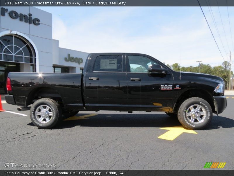 Black / Black/Diesel Gray 2013 Ram 2500 Tradesman Crew Cab 4x4