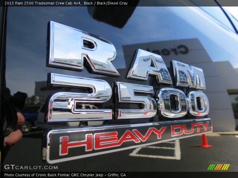 Black / Black/Diesel Gray 2013 Ram 2500 Tradesman Crew Cab 4x4