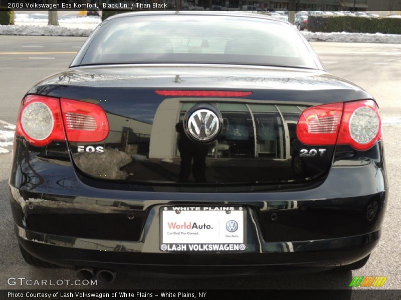 Black Uni / Titan Black 2009 Volkswagen Eos Komfort