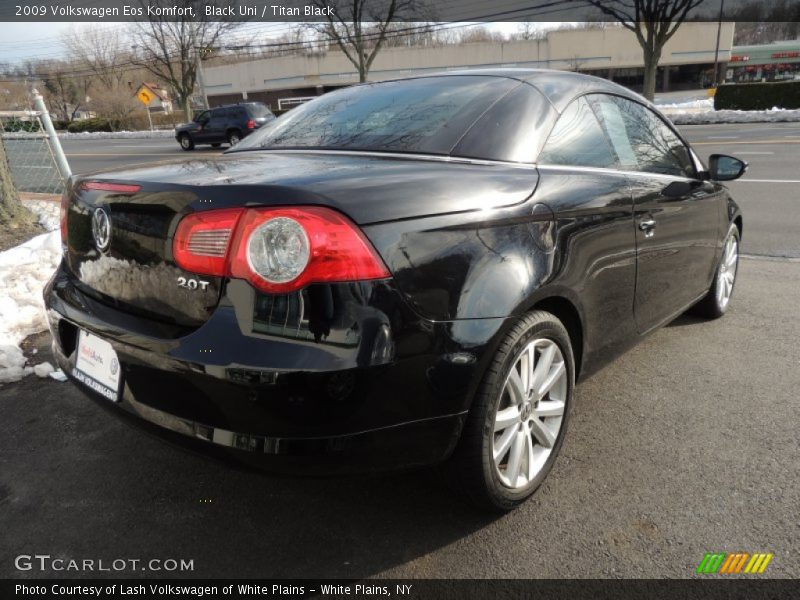 Black Uni / Titan Black 2009 Volkswagen Eos Komfort
