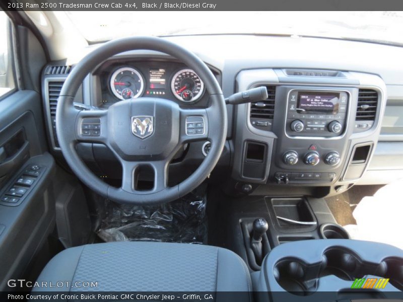 Black / Black/Diesel Gray 2013 Ram 2500 Tradesman Crew Cab 4x4