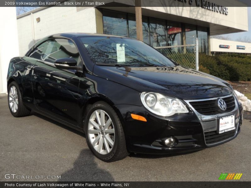 Black Uni / Titan Black 2009 Volkswagen Eos Komfort