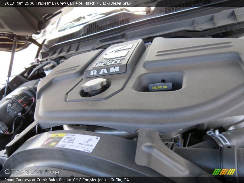 Black / Black/Diesel Gray 2013 Ram 2500 Tradesman Crew Cab 4x4