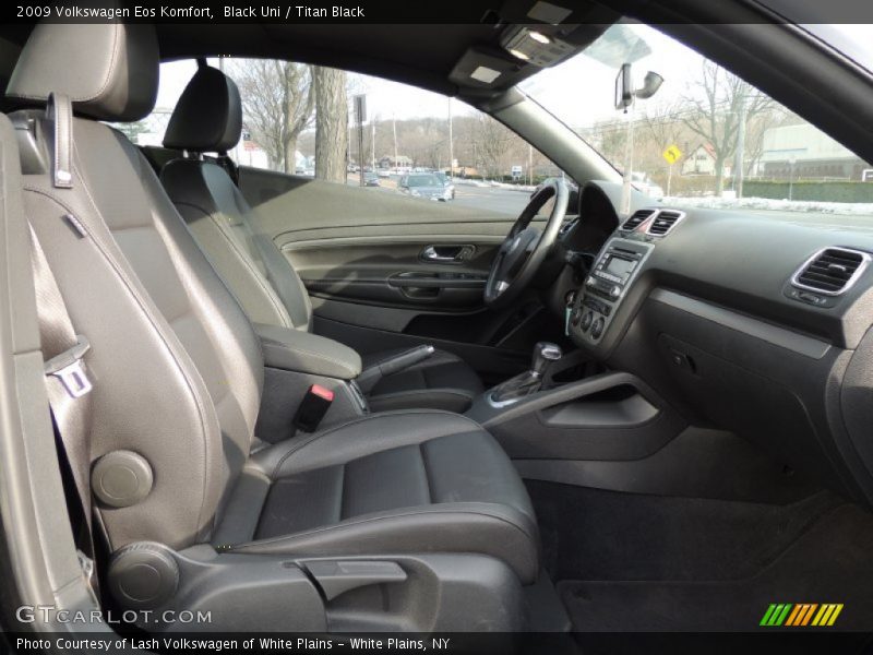 2009 Eos Komfort Titan Black Interior
