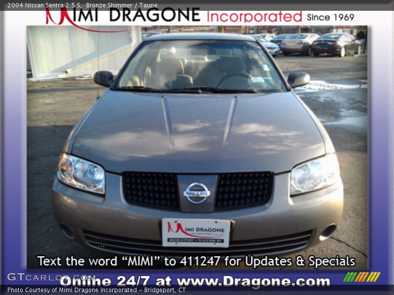 Bronze Shimmer / Taupe 2004 Nissan Sentra 2.5 S