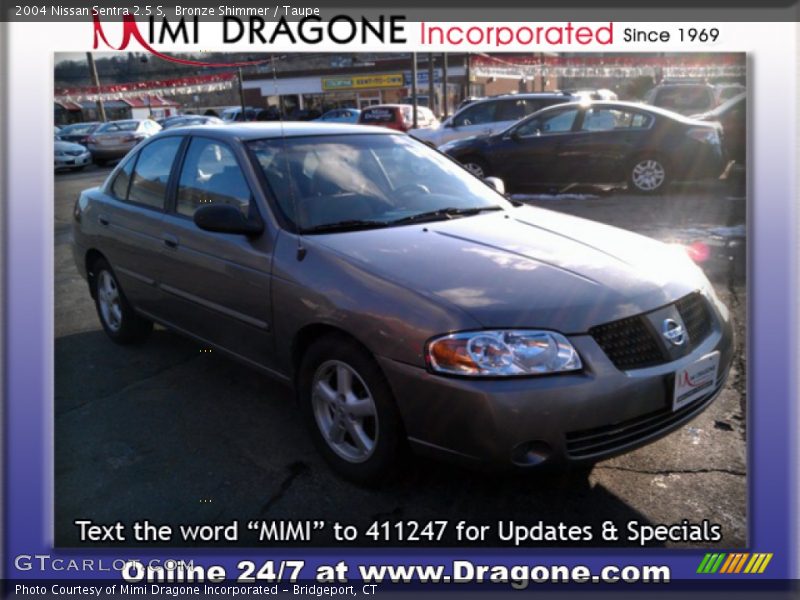 Bronze Shimmer / Taupe 2004 Nissan Sentra 2.5 S