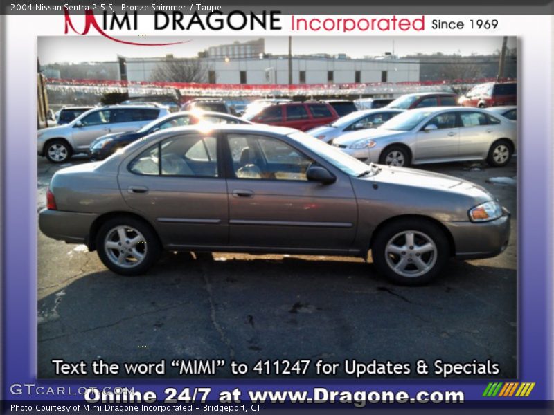 Bronze Shimmer / Taupe 2004 Nissan Sentra 2.5 S