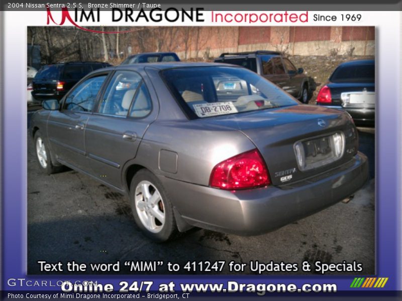 Bronze Shimmer / Taupe 2004 Nissan Sentra 2.5 S