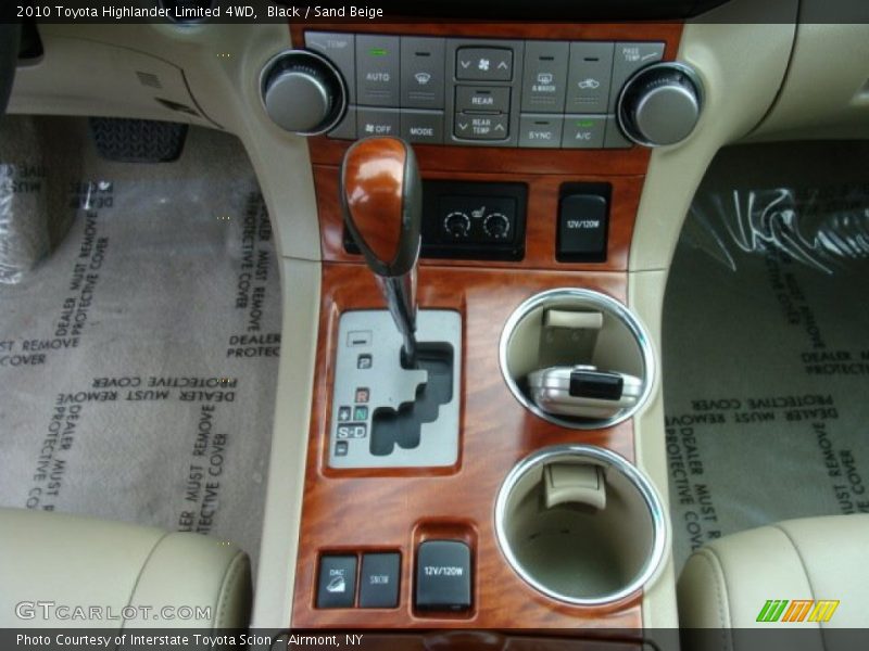 Black / Sand Beige 2010 Toyota Highlander Limited 4WD