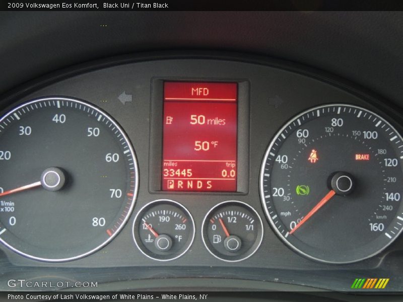Black Uni / Titan Black 2009 Volkswagen Eos Komfort