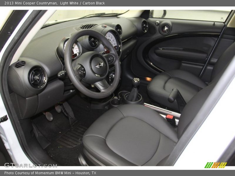 Carbon Black Interior - 2013 Cooper Countryman 