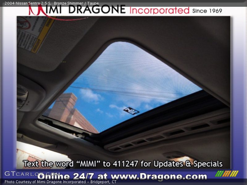 Bronze Shimmer / Taupe 2004 Nissan Sentra 2.5 S