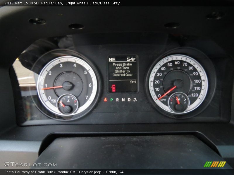  2013 1500 SLT Regular Cab SLT Regular Cab Gauges