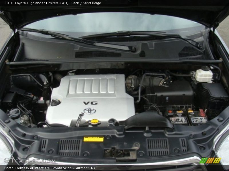 Black / Sand Beige 2010 Toyota Highlander Limited 4WD