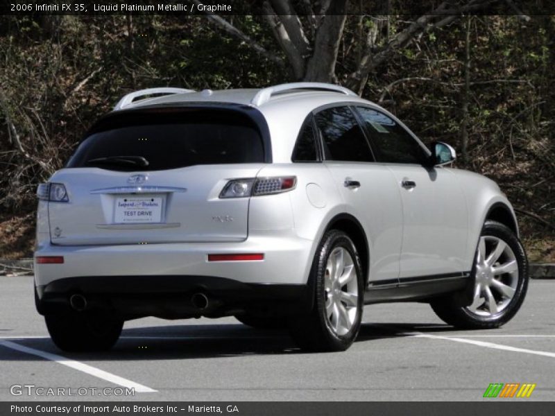 Liquid Platinum Metallic / Graphite 2006 Infiniti FX 35