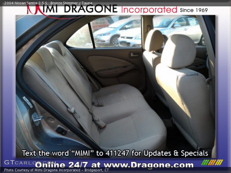 Bronze Shimmer / Taupe 2004 Nissan Sentra 2.5 S