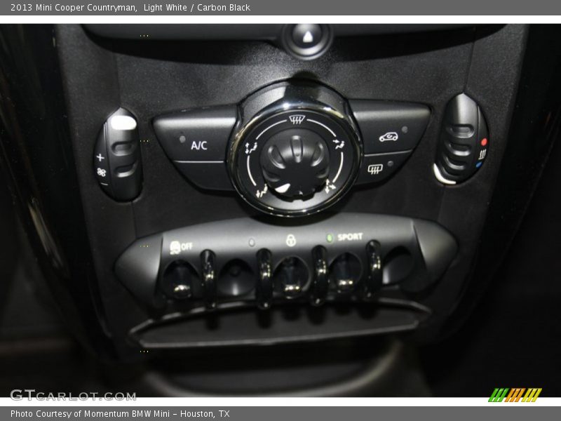 Controls of 2013 Cooper Countryman