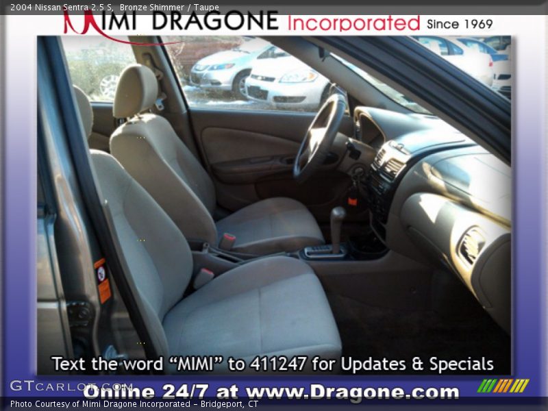 Bronze Shimmer / Taupe 2004 Nissan Sentra 2.5 S