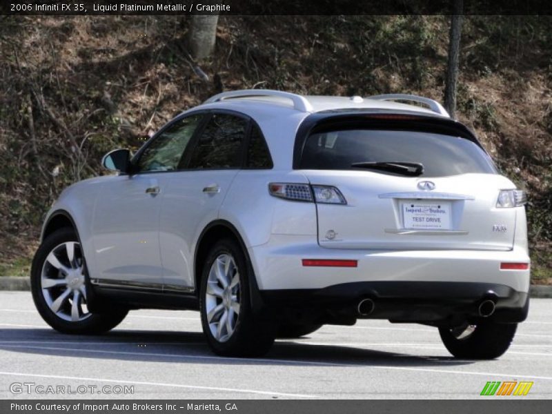 Liquid Platinum Metallic / Graphite 2006 Infiniti FX 35