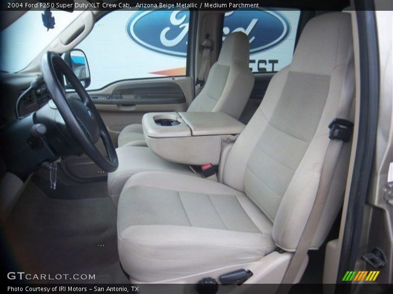  2004 F250 Super Duty XLT Crew Cab Medium Parchment Interior