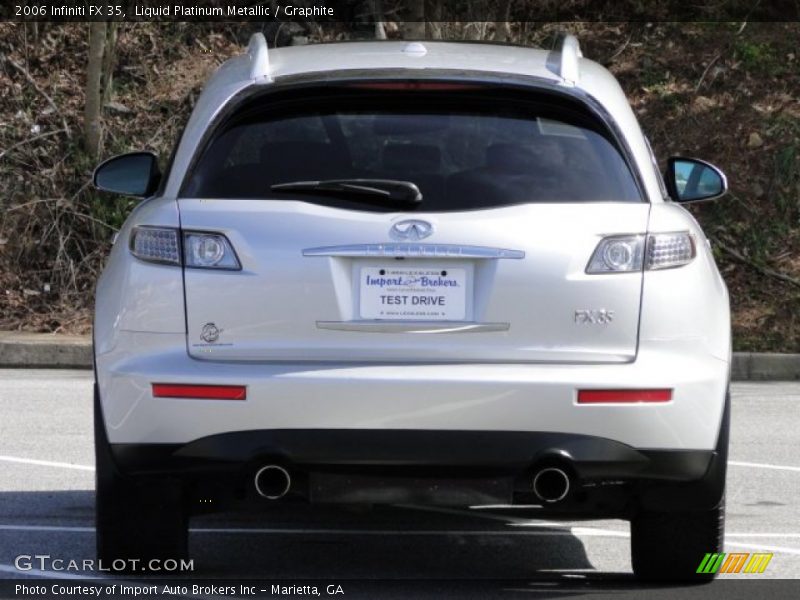 Liquid Platinum Metallic / Graphite 2006 Infiniti FX 35