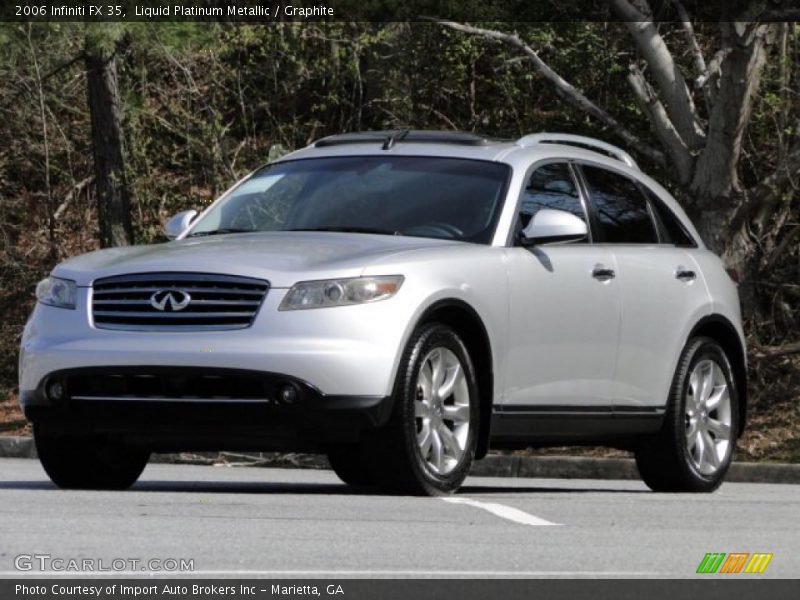 Liquid Platinum Metallic / Graphite 2006 Infiniti FX 35