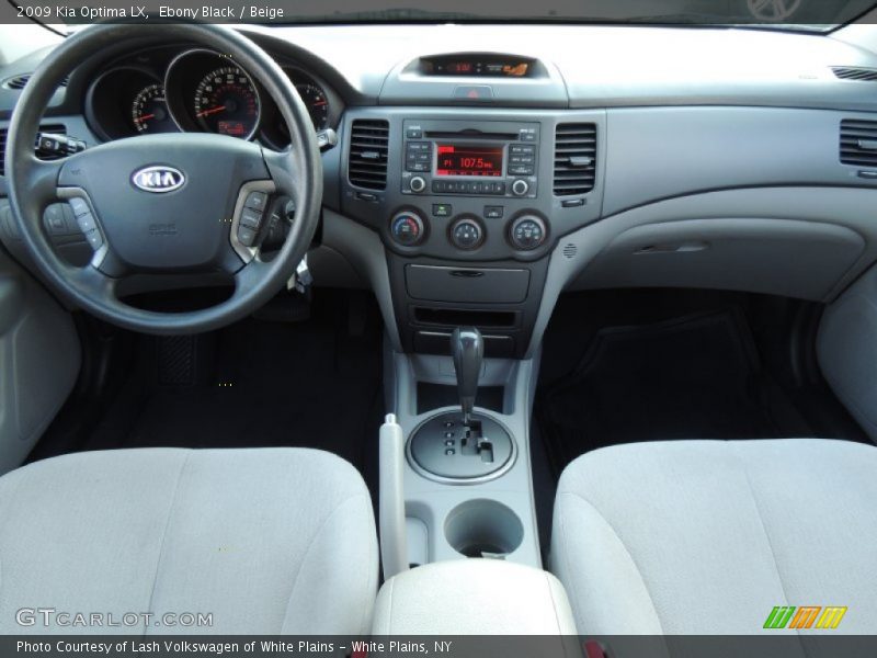 Dashboard of 2009 Optima LX