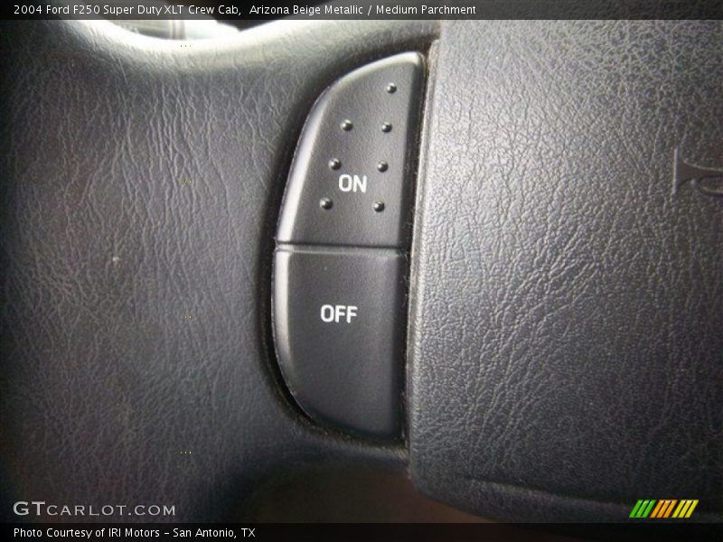 Arizona Beige Metallic / Medium Parchment 2004 Ford F250 Super Duty XLT Crew Cab