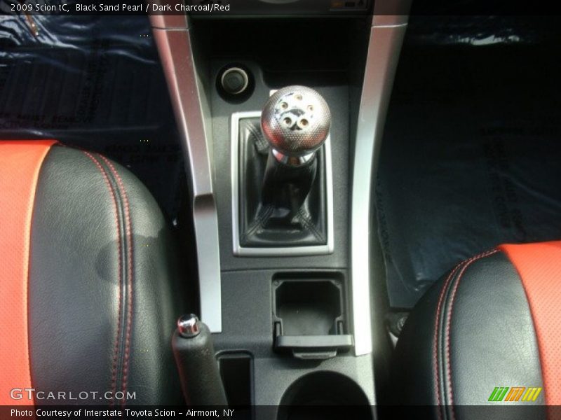 Black Sand Pearl / Dark Charcoal/Red 2009 Scion tC