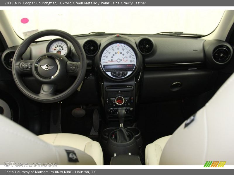 Oxford Green Metallic / Polar Beige Gravity Leather 2013 Mini Cooper Countryman