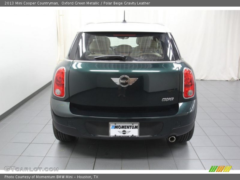 Oxford Green Metallic / Polar Beige Gravity Leather 2013 Mini Cooper Countryman