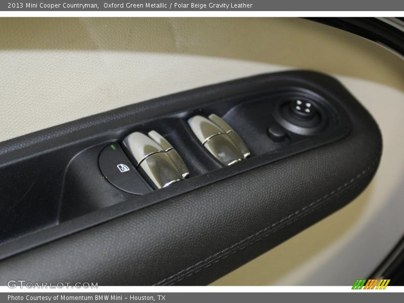 Oxford Green Metallic / Polar Beige Gravity Leather 2013 Mini Cooper Countryman