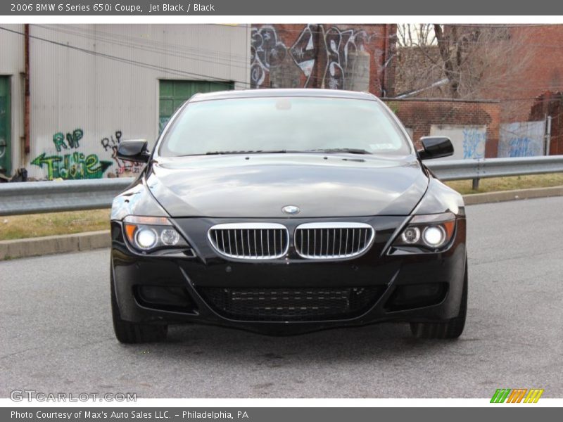 Jet Black / Black 2006 BMW 6 Series 650i Coupe