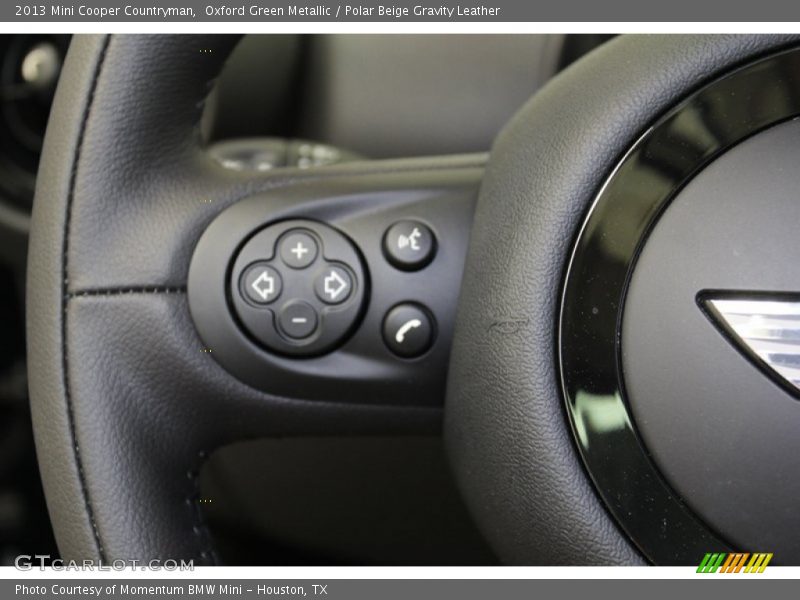 Oxford Green Metallic / Polar Beige Gravity Leather 2013 Mini Cooper Countryman