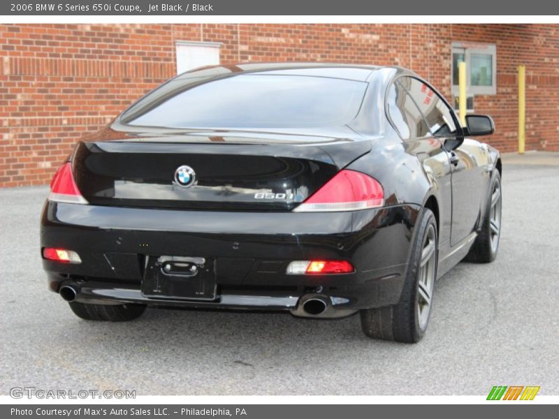 Jet Black / Black 2006 BMW 6 Series 650i Coupe