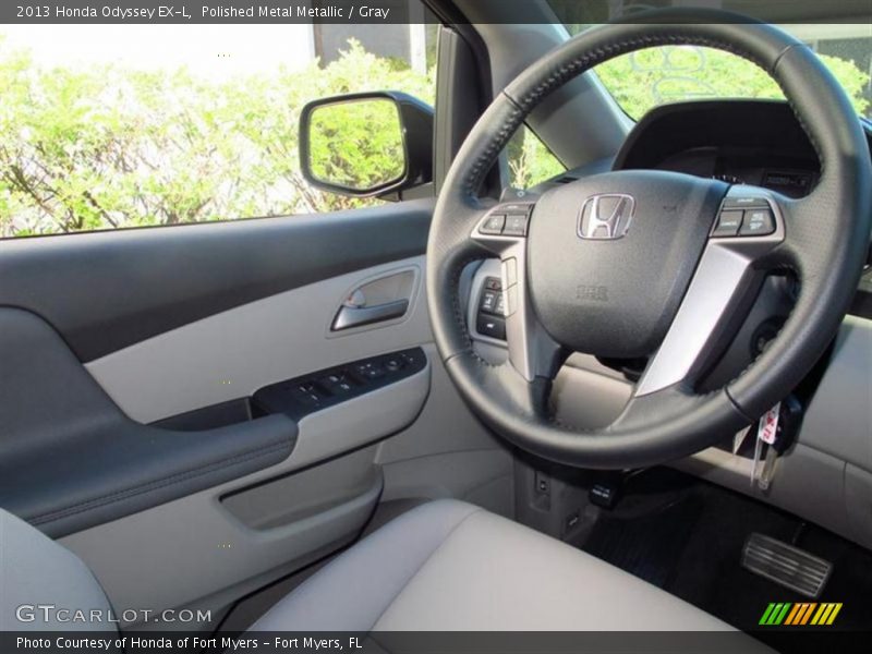 Polished Metal Metallic / Gray 2013 Honda Odyssey EX-L