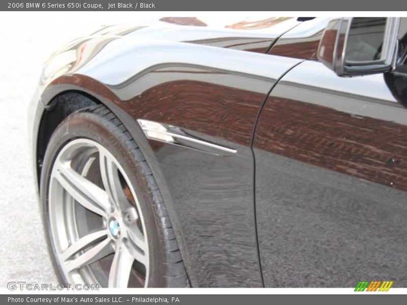 Jet Black / Black 2006 BMW 6 Series 650i Coupe