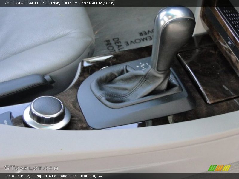 Titanium Silver Metallic / Grey 2007 BMW 5 Series 525i Sedan