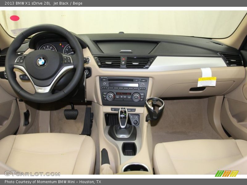 Jet Black / Beige 2013 BMW X1 sDrive 28i