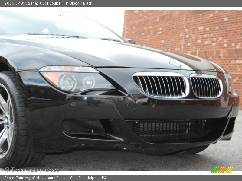 Jet Black / Black 2006 BMW 6 Series 650i Coupe