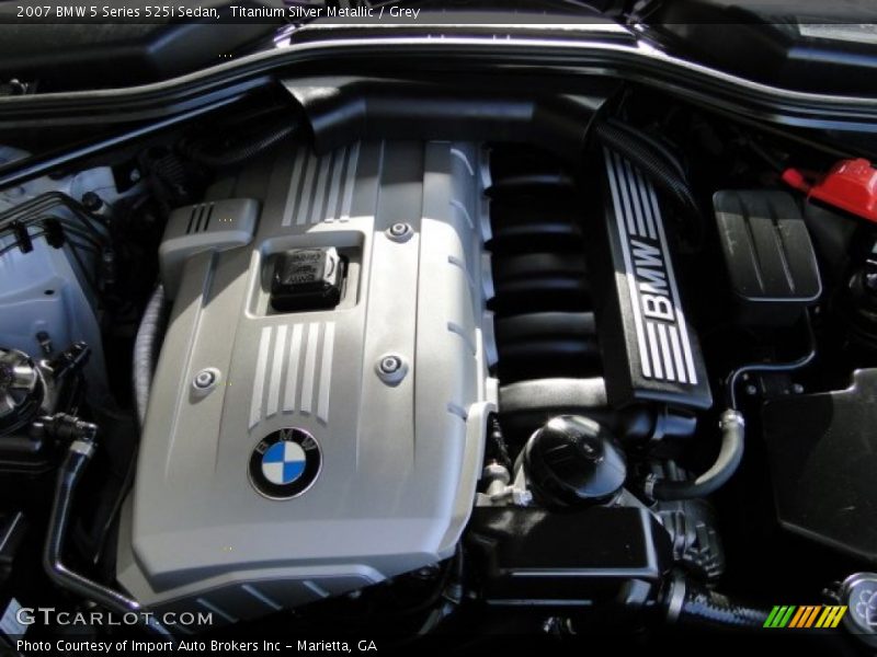  2007 5 Series 525i Sedan Engine - 3.0 Liter DOHC 24-Valve VVT Inline 6 Cylinder